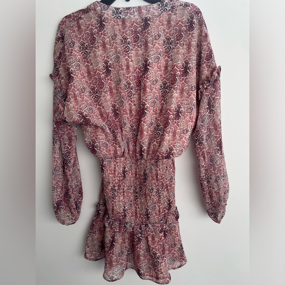 AQUA mini smocked dress - Picture 4 of 5